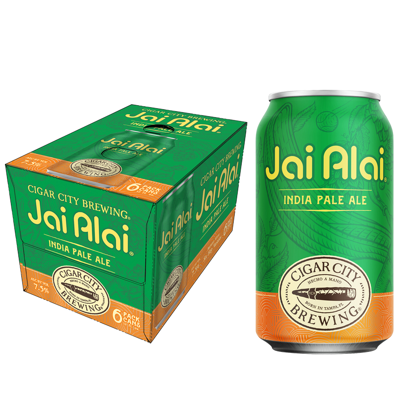 Cigar City Jai Alai IPA 6pk 12oz Can 7.5% ABV – BevMo! Arizona