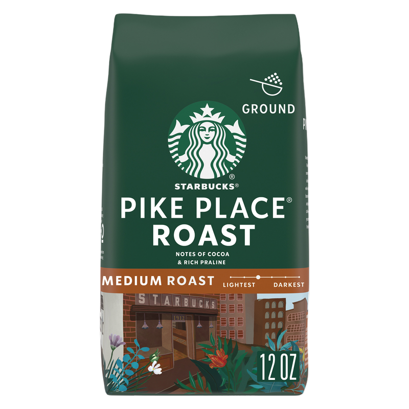 Starbucks Pike Place Roast 793g 12袋セット Starbucks Pike Place Roast Ground Coffee 12oz Bag – BevMo! Arizona