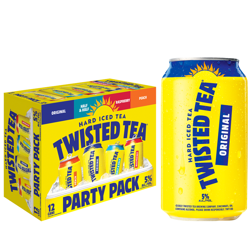 Twisted Tea Party Pack 12pk 12oz Can 5.0% ABV – BevMo! Arizona