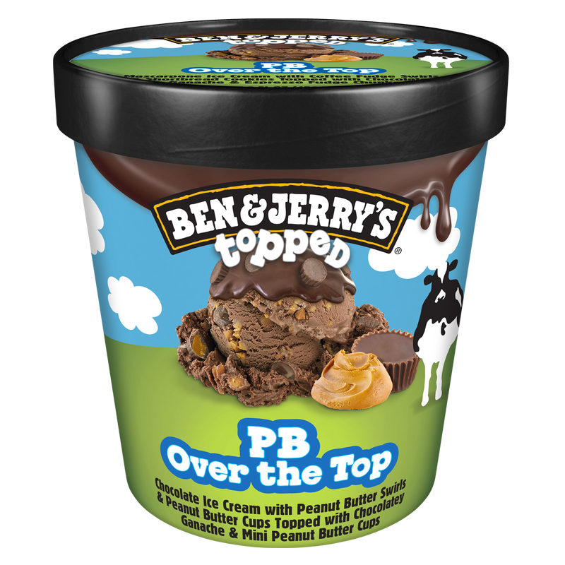 Ben & Jerry's Topped PB Over the Top Ice Cream Pint – BevMo! Arizona