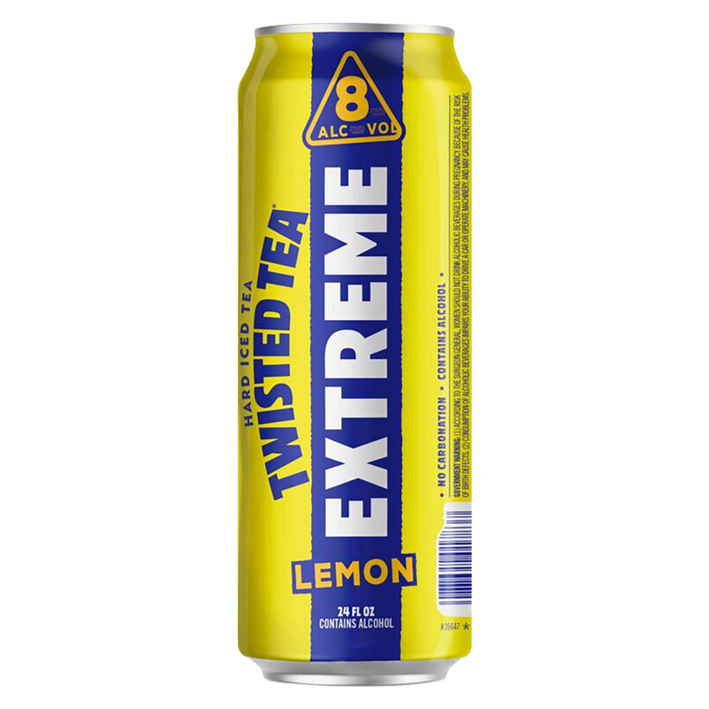 Twisted Tea Extreme Lemon Single 24oz Can 8% ABV – BevMo! Arizona