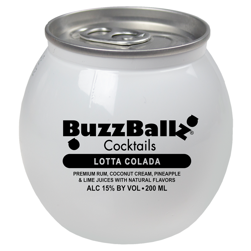 BuzzBallz Cocktails Lotta Colada 200ml(30 Proof) – BevMo! Arizona