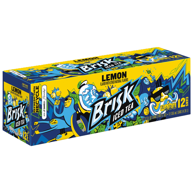 Brisk Iced Tea Lemon 12pk 12oz Btl – BevMo! Arizona