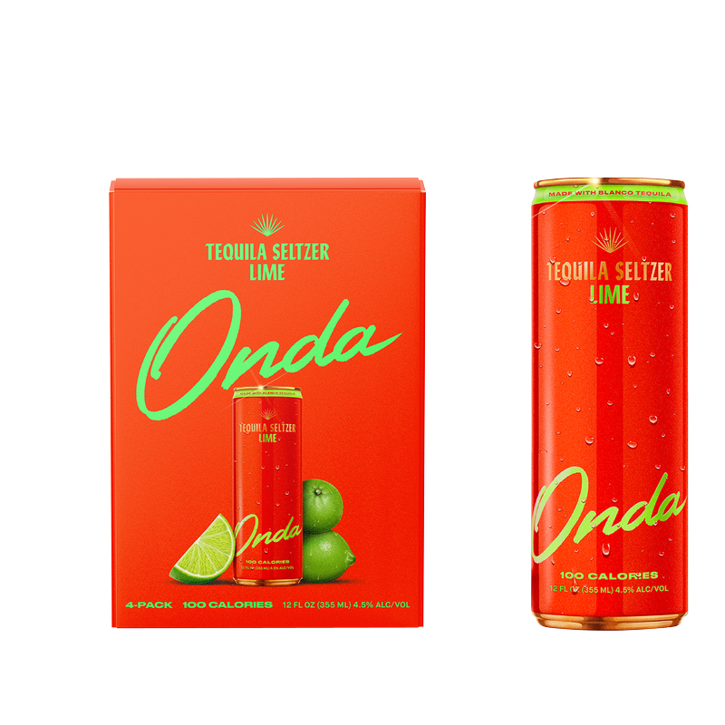 Onda Sparkling Tequila Lime 4pk 12oz Can 5% ABV – BevMo! Arizona