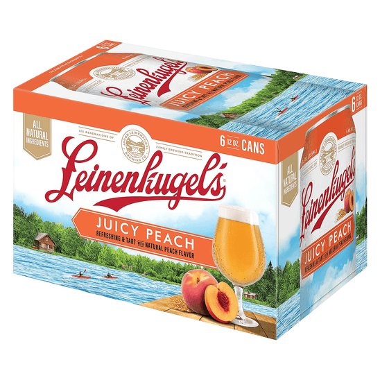 Leinenkugel's Brewing Company Juicy Peach 6pk 12oz Can – BevMo