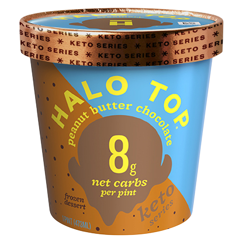 Halo Top Keto Peanut Butter Chocolate Ice Cream 16oz – BevMo! Arizona