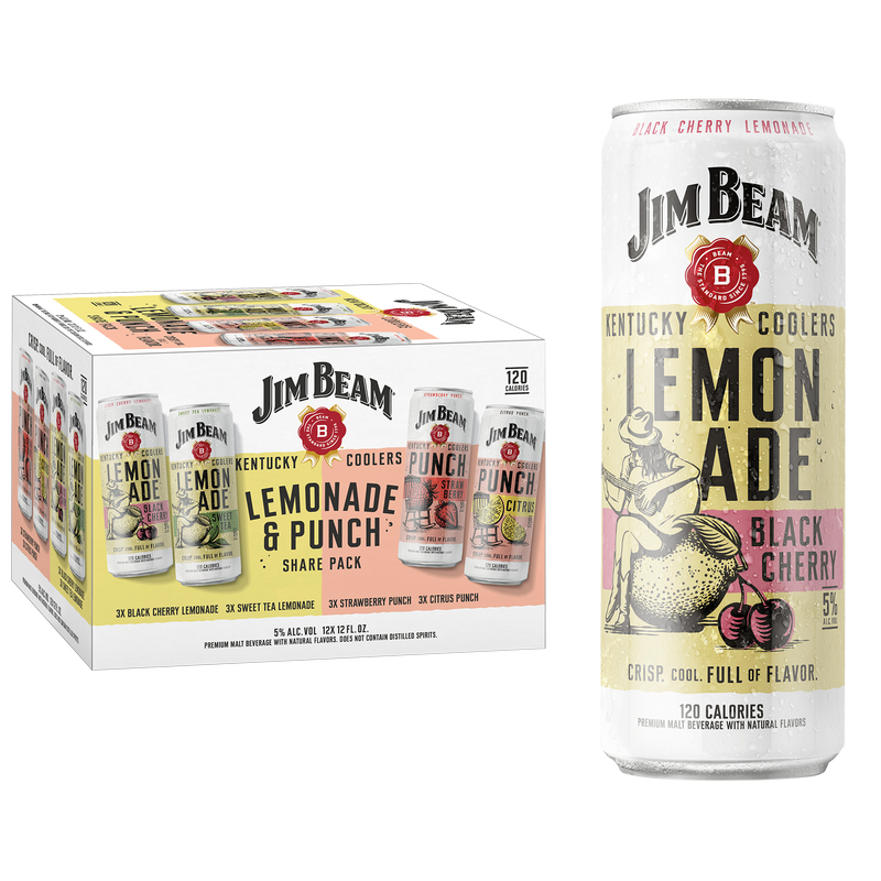 Jim Beam Kentucky Coolers Variety 12pk 12oz Can 5% ABV – BevMo
