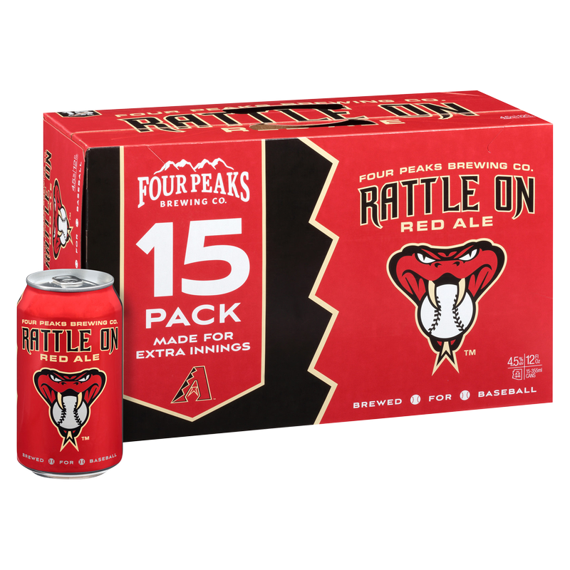 Four Peaks Sports Pack - Rattle On Red Ale 15pk 12oz Can – BevMo
