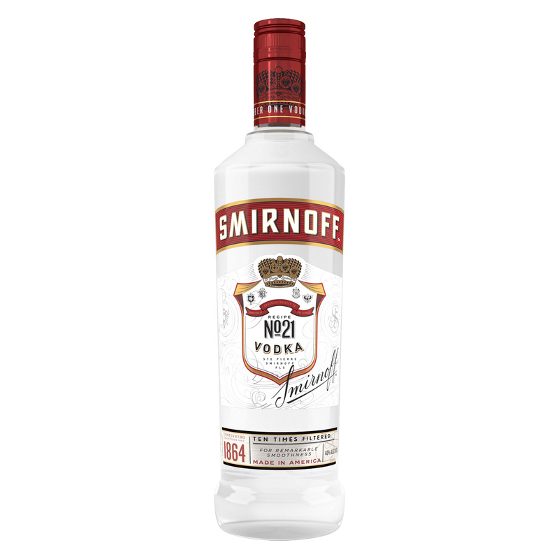 Smirnoff No. 21 80 Proof Vodka, 750 mL Glass Bottle – BevMo! Arizona