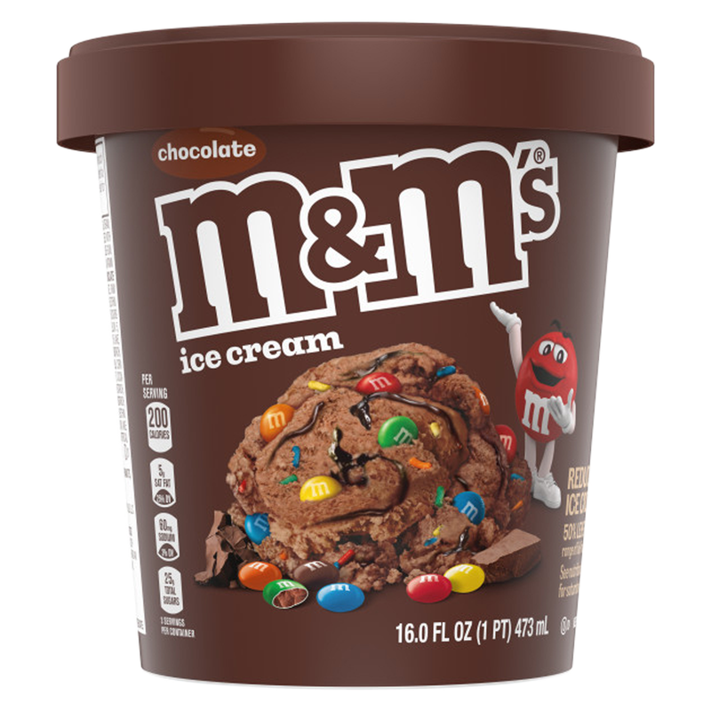 M&M's Chocolate Ice Cream with Mini M&M's Pint – BevMo! Arizona