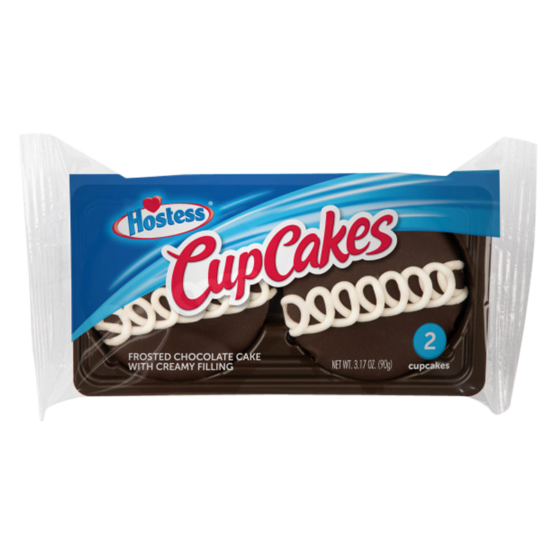 HOSTESS Chocolate Cupcakes Single Serve, 2 Count, 3.17 oz – BevMo