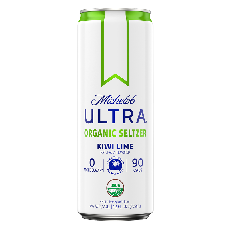 Michelob Ultra Organic Seltzer Kiwi Lime Single 12oz Can 4.0% ABV