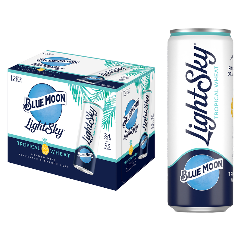 Blue Moon Light Sky Tropical Wheat 12pk 12oz Can 4.0% ABV – BevMo
