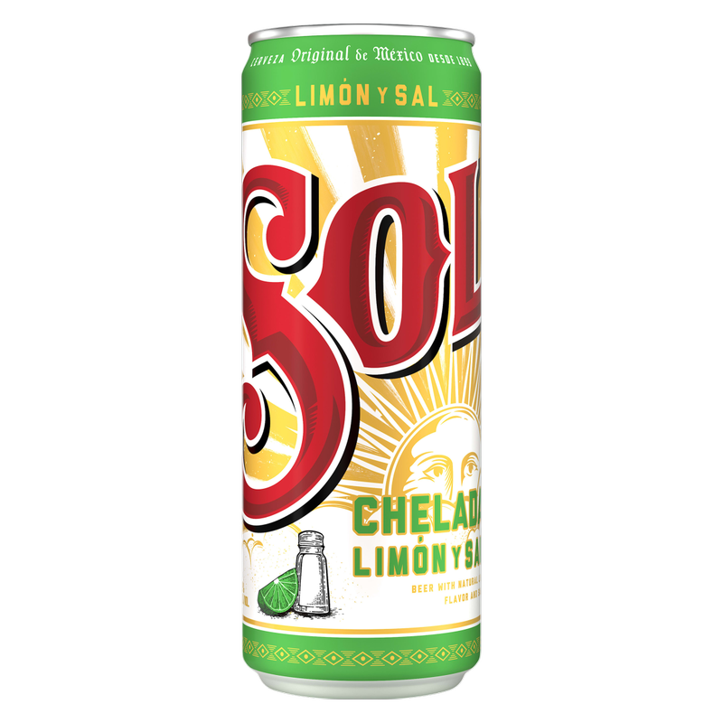 その他 cervezatyson Sol Chelada Limon Y Sal Single 24oz Can – BevMo! Arizona