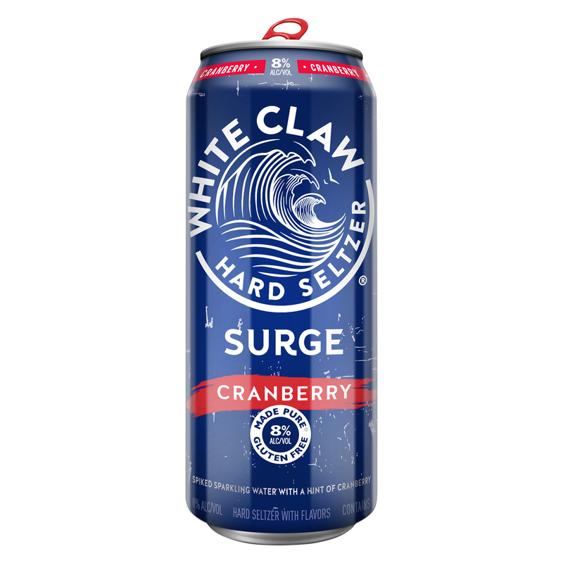 White Claw Surge Cranberry Single 16oz Can 8.0% ABV – BevMo! Arizona