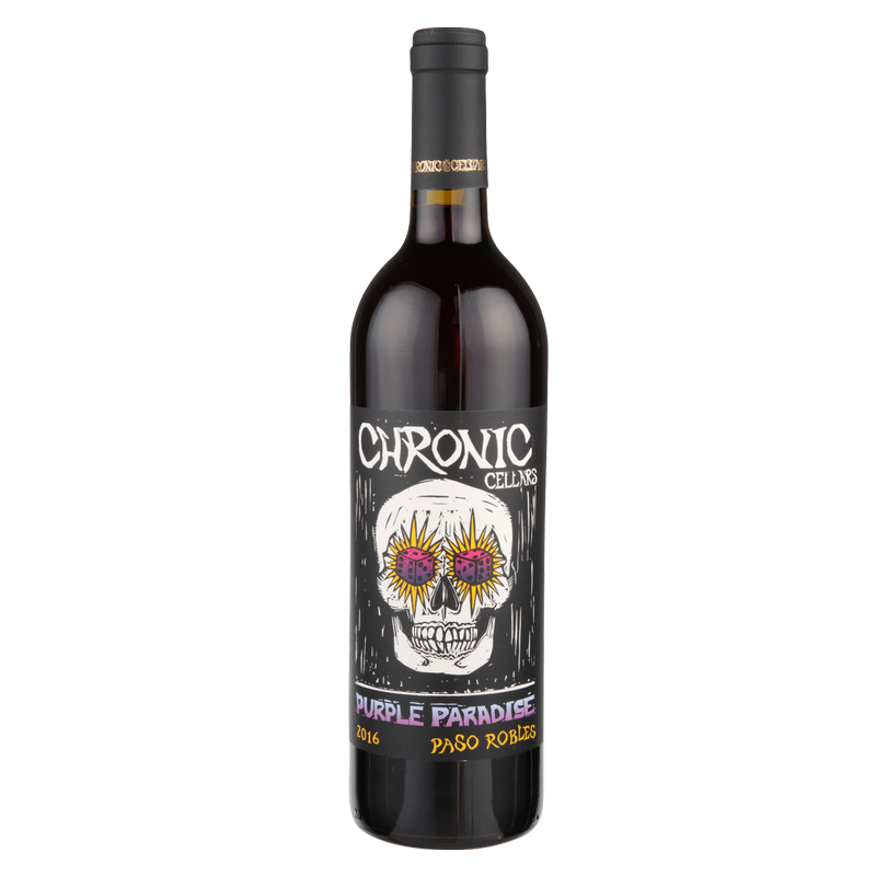 かねは商店 WESSEX WSE-C/5 Paranoia Chronic Cellars Purple Paradise Red Blend 750ml – BevMo! Arizona