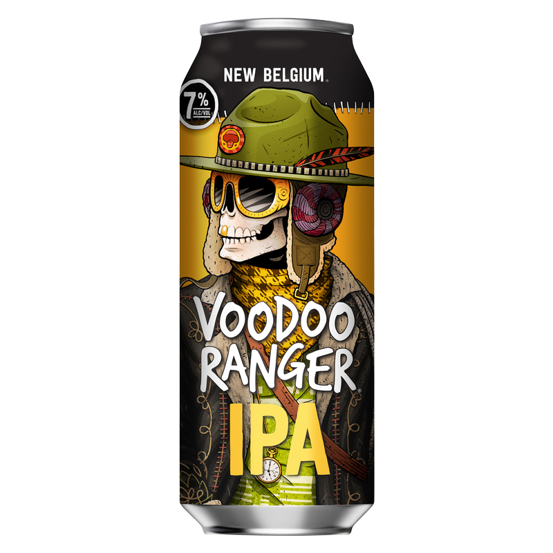 New Belgium Voodoo Ranger IPA Single 19.2oz Can 7.0% ABV – BevMo