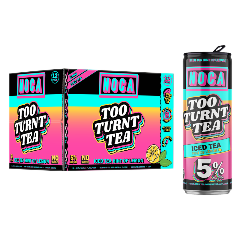 NOCA TooTurnt Tea 12pk 12oz Can 5.0% ABV – BevMo! Arizona