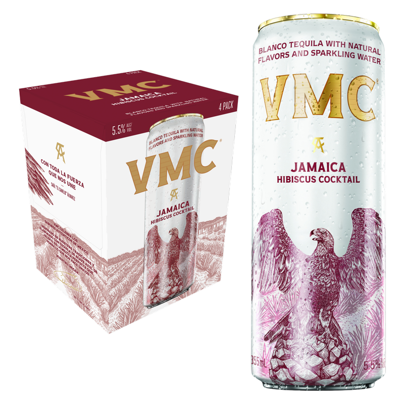 VMC Jamaica Hibiscus Tequila Cocktail 4pk Can 5.5%ABV – BevMo! Arizona