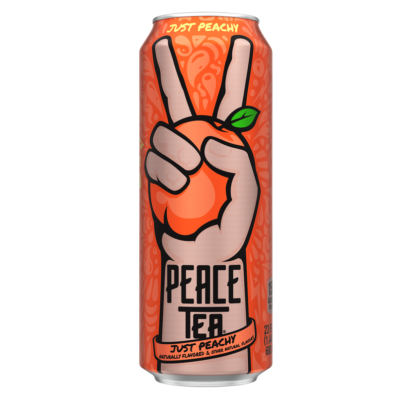 Peace Tea Georgia Peach 23oz Can – BevMo! Arizona