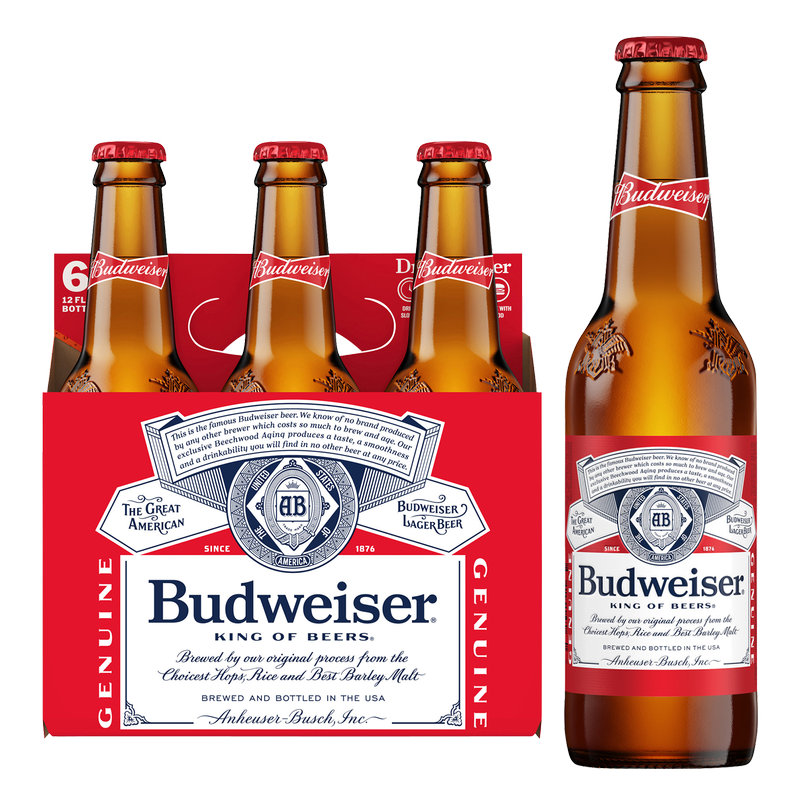 Budweiser 6pk 12oz Btl 5.0% ABV – BevMo! Arizona