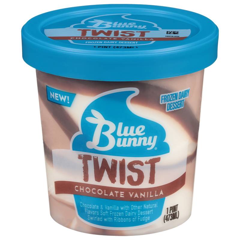 Blue Bunny Chocolate Vanilla Twist Pint 16 oz – BevMo! Arizona