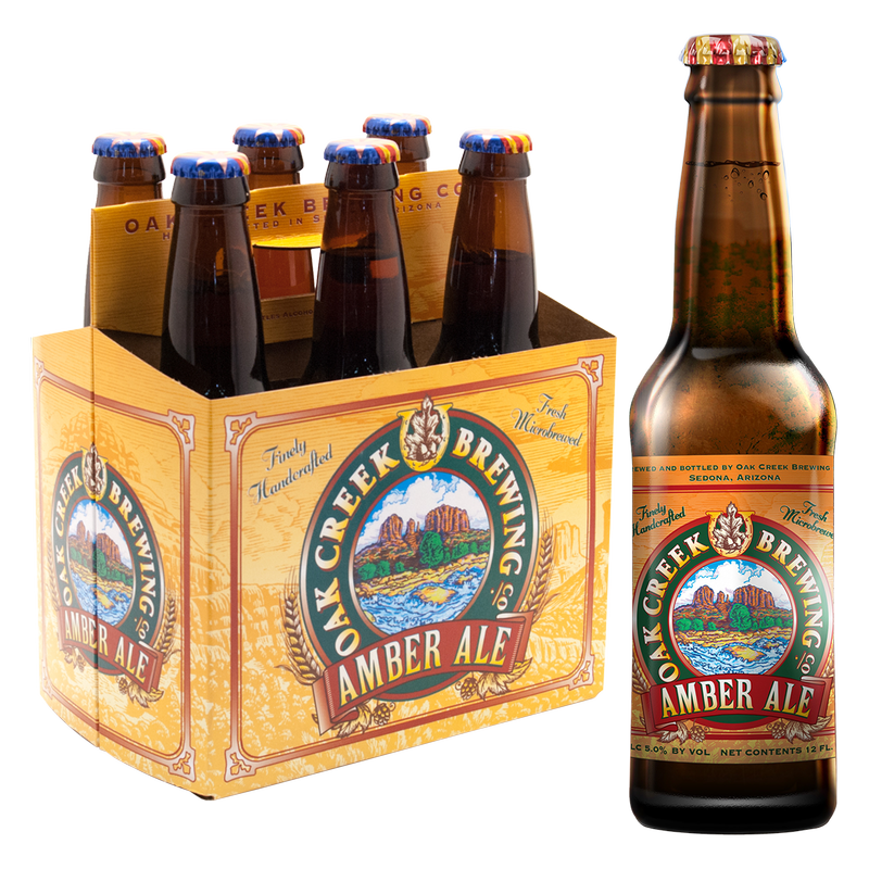 Oak Creek Amber Ale 6pk 12oz Btl 5.0% ABV – BevMo! Arizona