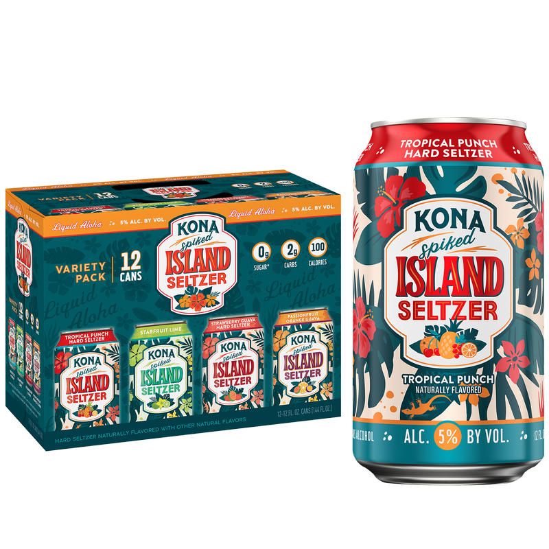Kona Spiked Seltzer Island Variety 12pk 12oz Can – BevMo! Arizona
