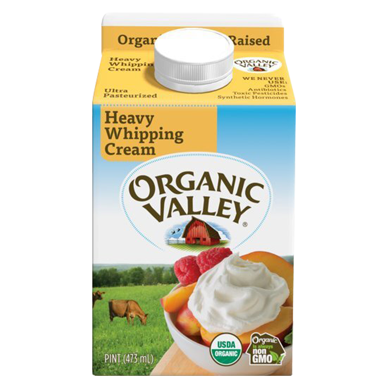 Organic Valley Heavy Whipping Cream 1 Pt. – BevMo! Arizona