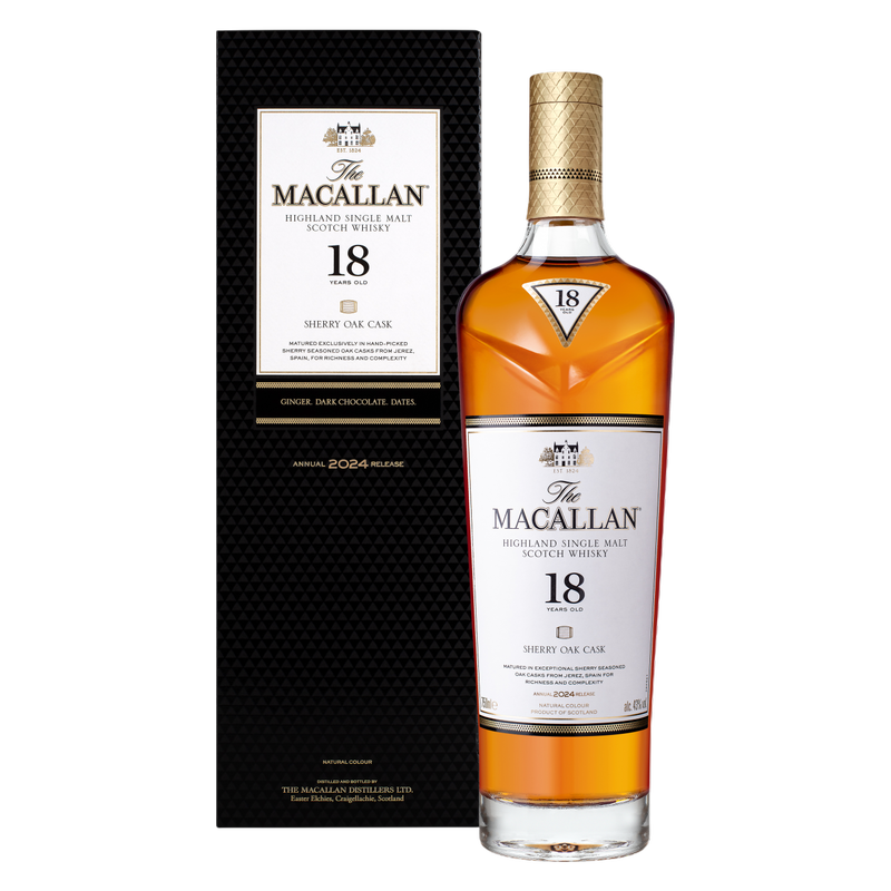 The Macallan 18年 750ml 1984年 Macallan 18 Yr Sherry Oak 750ml (86 Proof) – BevMo! Arizona