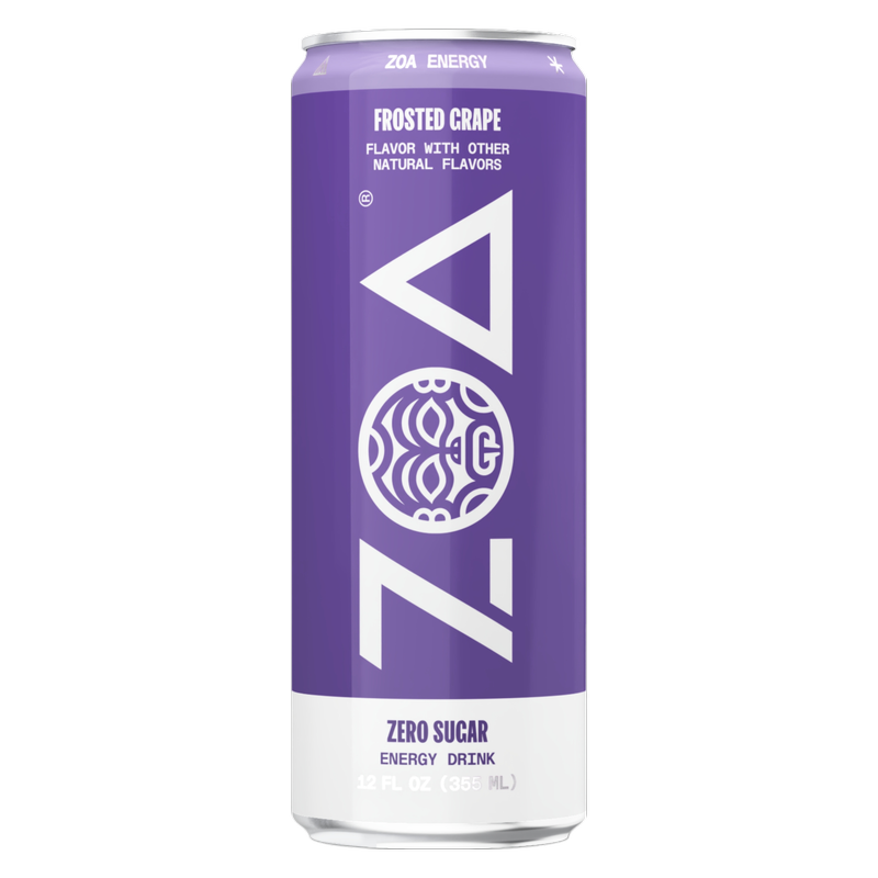 ZOA Energy Frosted Grape 12oz Can – BevMo! Arizona