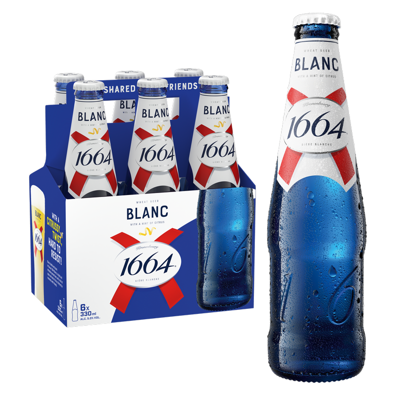 Kronenbourg 1664 Blanc 6pk 11.2oz Btl 5.0% ABV – BevMo! Arizona