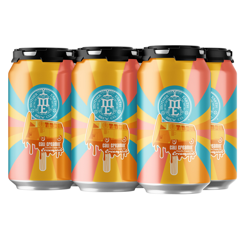 Mother Earth Cali Creamin Creamsicle 6pk 12oz Can 5.0% ABV – BevMo