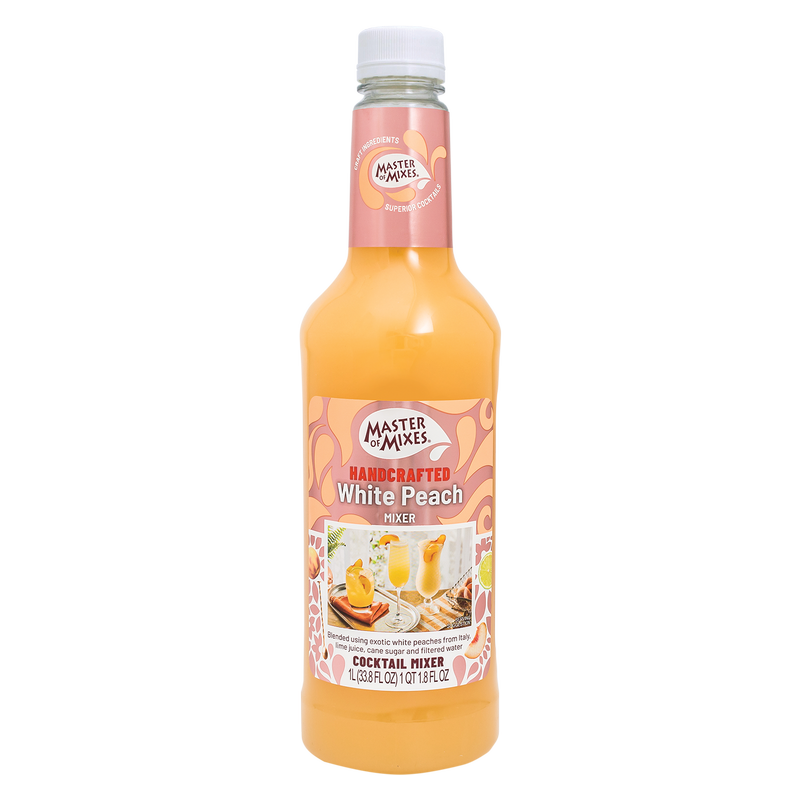 Master of Mixes White Peach Margarita/Daquiri Mix1 Liter – BevMo