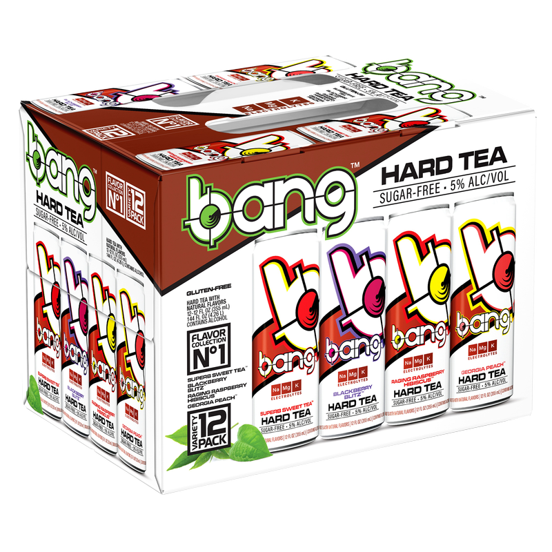 Bang Hard Tea Variety 12pk 12oz can 5% ABV – BevMo! Arizona