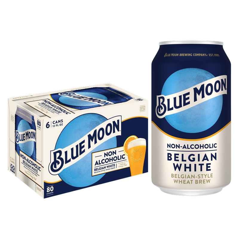 Blue Moon Non-Alcoholic Belgian Style 6pk 12oz Can – BevMo! Arizona