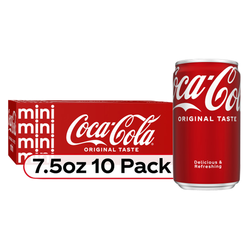 Coca-Cola 10pk 7.5oz Mini Can – BevMo! Arizona