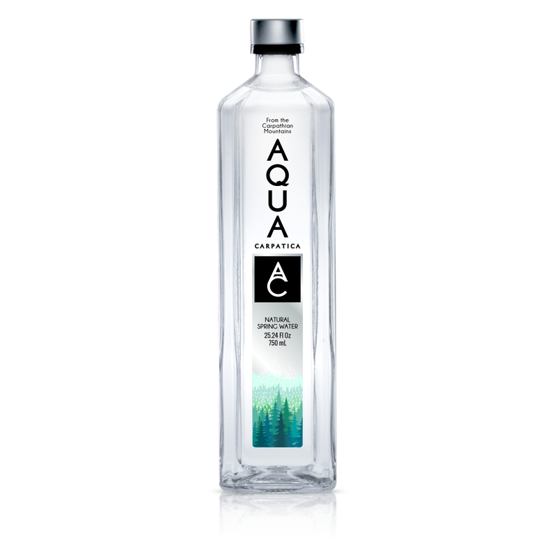 Aqua Carpatica Natural Spring Water 25.24oz Glass Bottle – BevMo