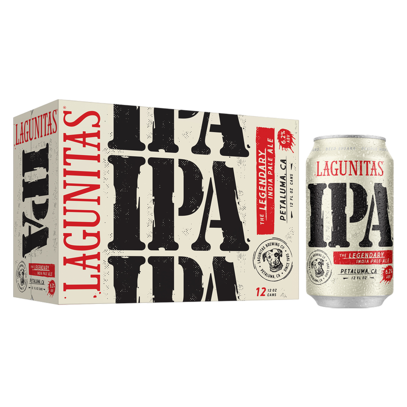 Lagunitas IPA, 12 Pack, 12 fl. oz. Cans – BevMo! Arizona