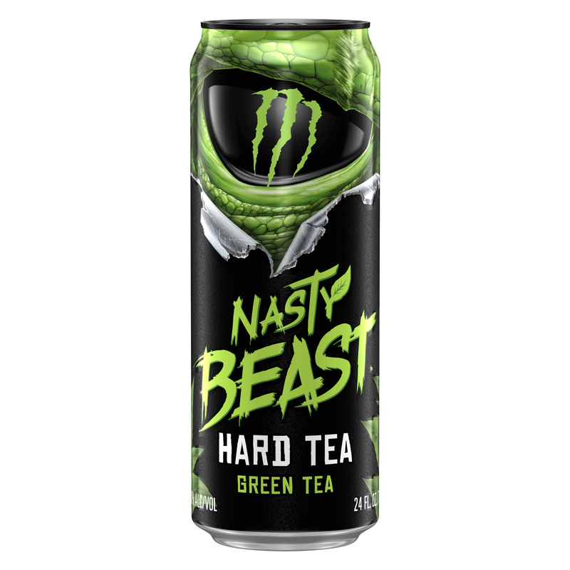 バトルビースト 『バトリング・ディア・ストーカー』 Nasty Beast Hard Green Tea Single 24oz Can 6% ABV – BevMo! Arizona