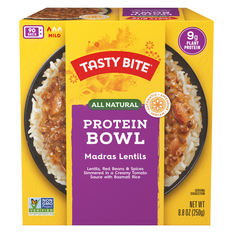 Tasty Bite Madras Lentil Protein Bowl 8.8oz – BevMo! Arizona