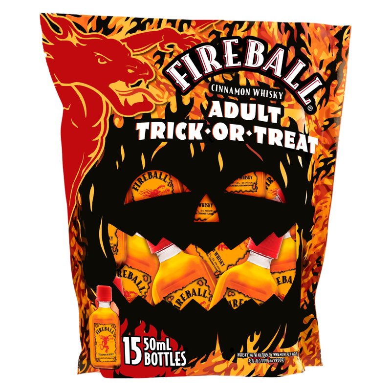 Fireball Trick or Treat 50ml 15pk (33 proof) – BevMo! Arizona
