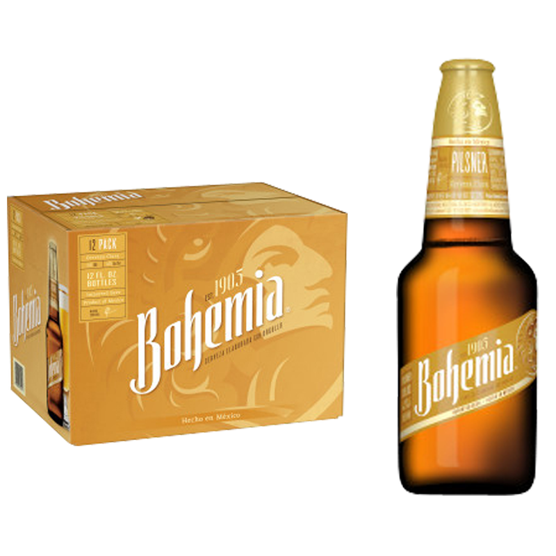 Bohemia Mexican Lager Beer 12pk 12oz Bottle 4.7% ABV – BevMo! Arizona