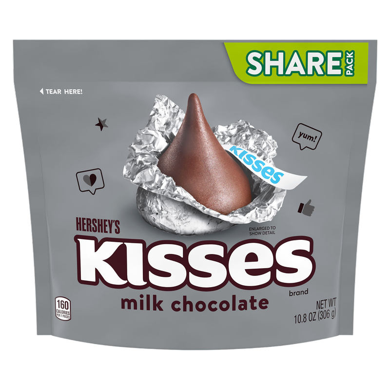 Hershey's Kisses Milk Chocolate Candies, 10.8oz – BevMo! Arizona