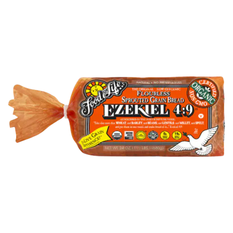 Food For Life Ezekiel 4:9 Organic Frozen Sprouted Grain Bread