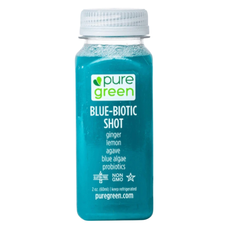 Pure Green Blue-Biotic Shot 2oz – BevMo! Arizona