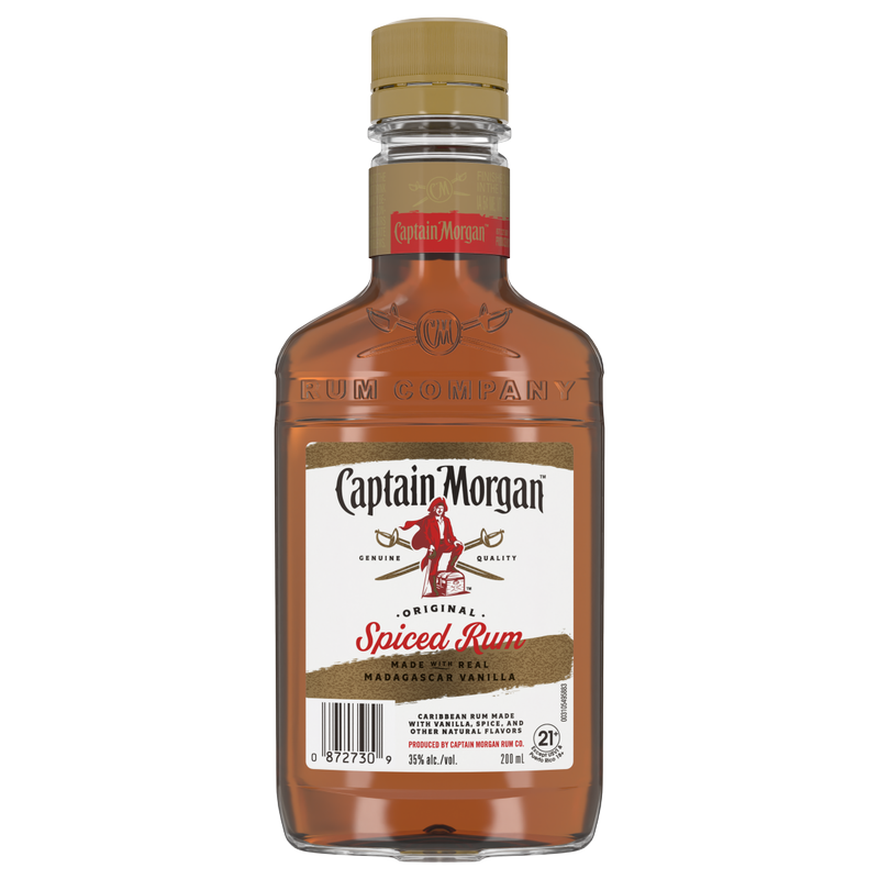 Captain Morgan Spiced Rum 200ml PET (70 Proof) – BevMo! Arizona