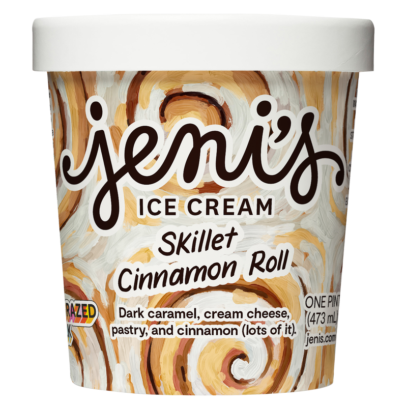 Jeni's Splendid Ice Cream Skillet Cinnamon Roll Dairy Pint – BevMo