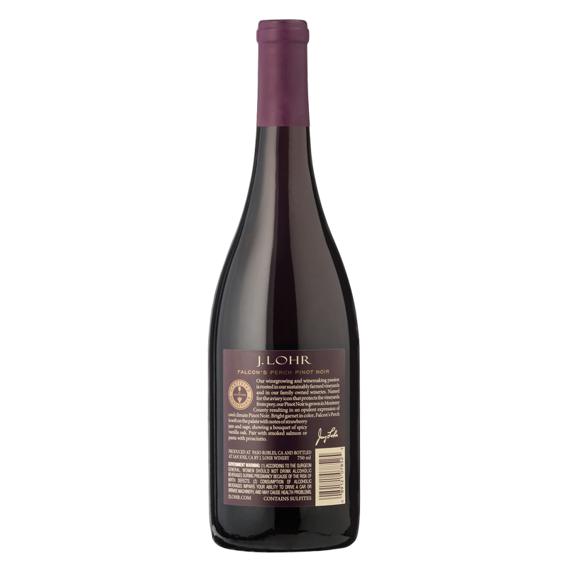 J. Lohr Estates Falcon's Perch Pinot Noir 750ml