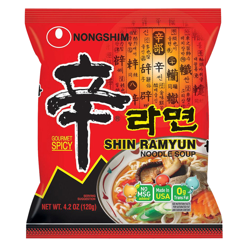 Nongshim Shin Ramyun Noodle Soup 4.2oz – BevMo! Arizona